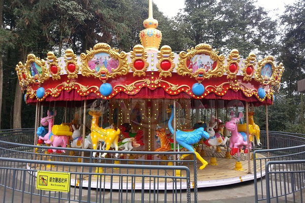 outdoor carousel merry-go-round