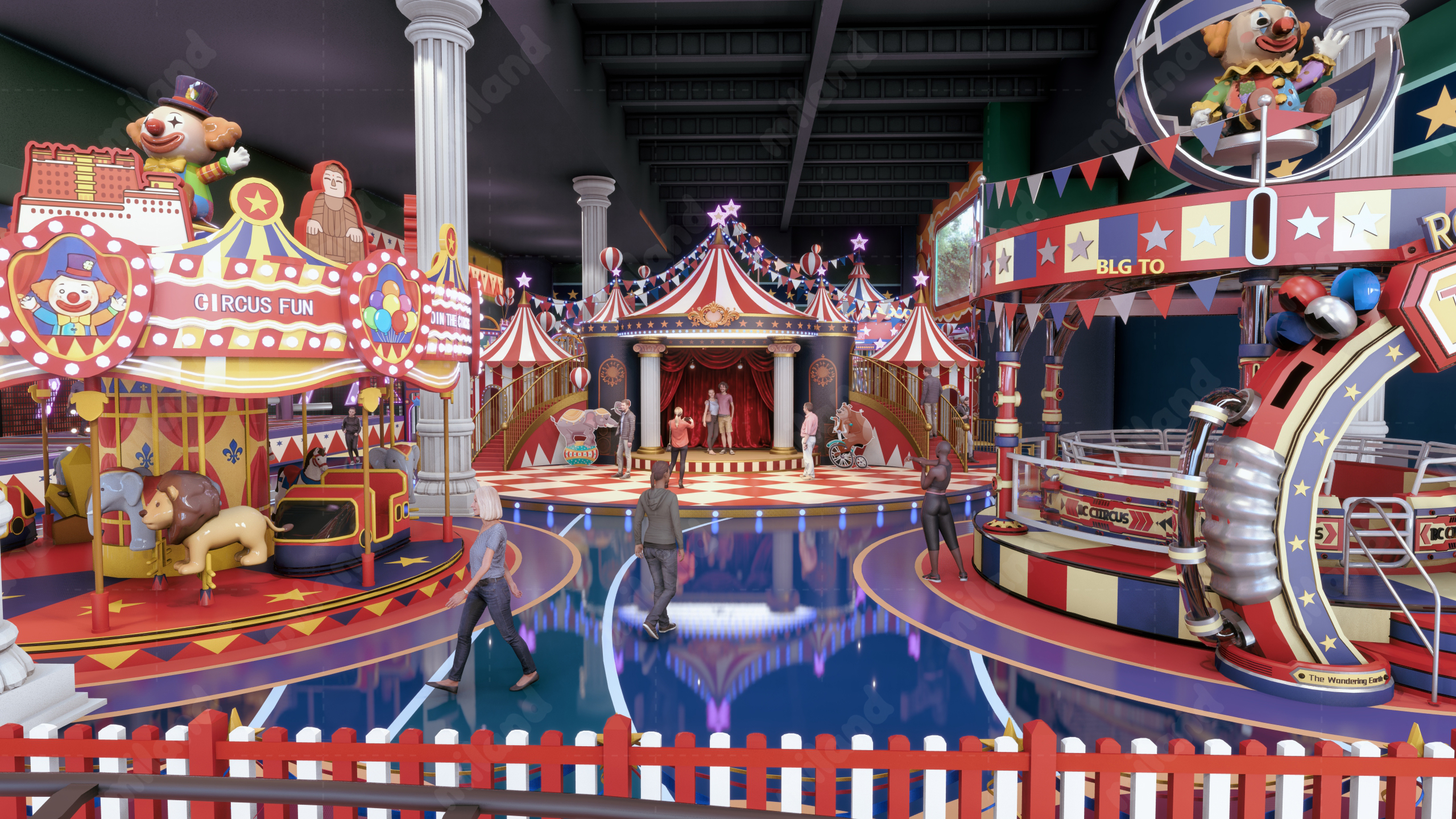 circus themed park