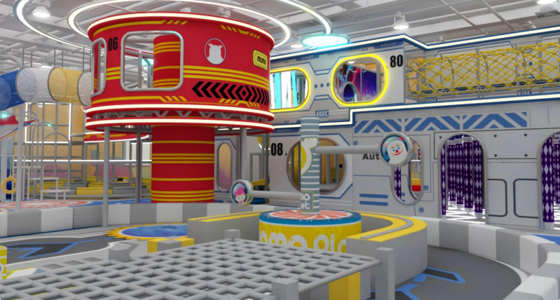 urban theme indoor playground