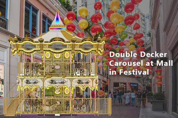 How Should a Double Decker Carousel Ride Be Staffed When Both Decks Load at Once?
